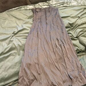 Abercrombie & Fitch Strapless Taupe Dress